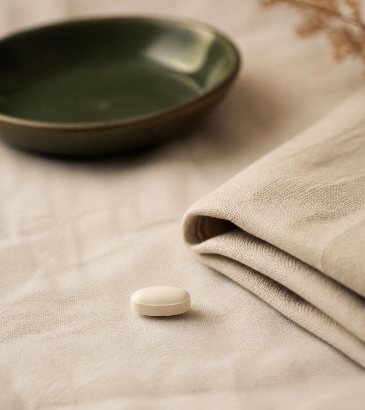 A calm, natural still life in warm morning light